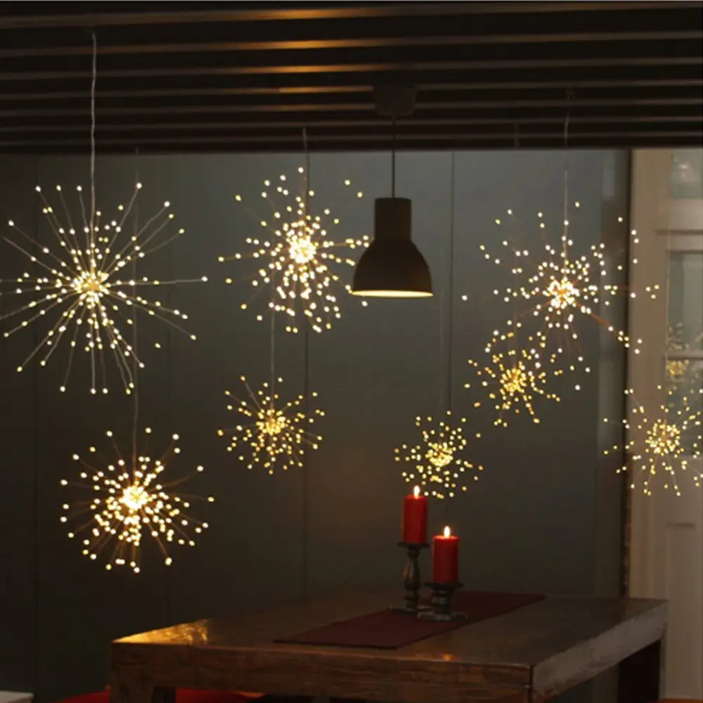 Firework Lights, Explosion Star, Silver Line Lights