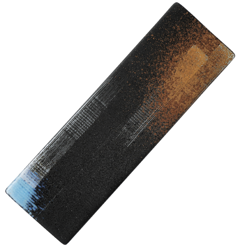 Rectangular sushi dish sashimi dish cold dish flat dish