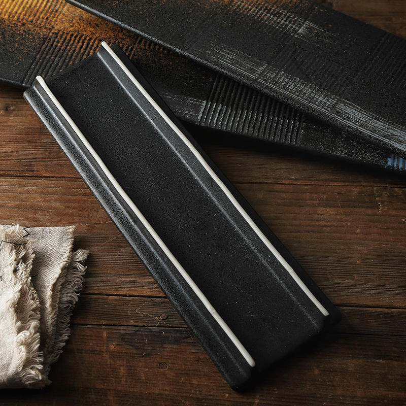 Rectangular sushi dish sashimi dish cold dish flat dish