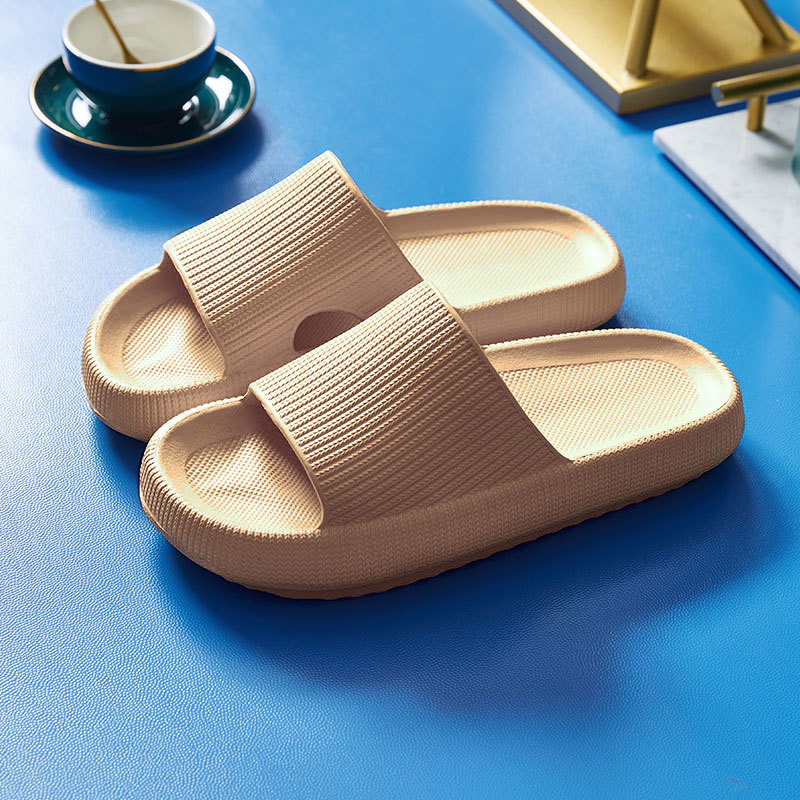 Pillow Slippers | Cushioned Thick Sole | House Slides Shower Sandals for Women a - Picture 12 of 16