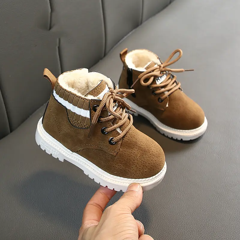 Children's Cotton Shoes Flying knit Boy Martin