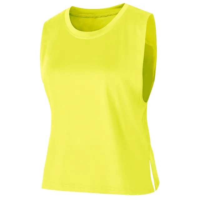 Women'S Sports Vest Sports Fitness Sleeve Less Ventilation Yellow - Shop at LoveMi