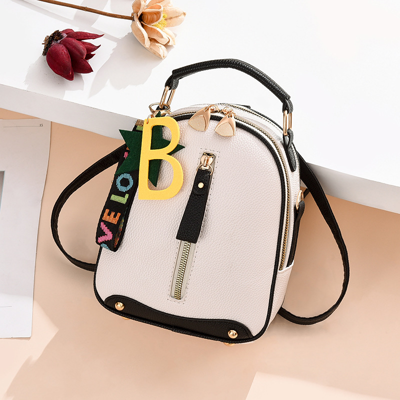 حقيبة ظهر نسائية - حقيبة مبعدة كتف بسعة كبيرة