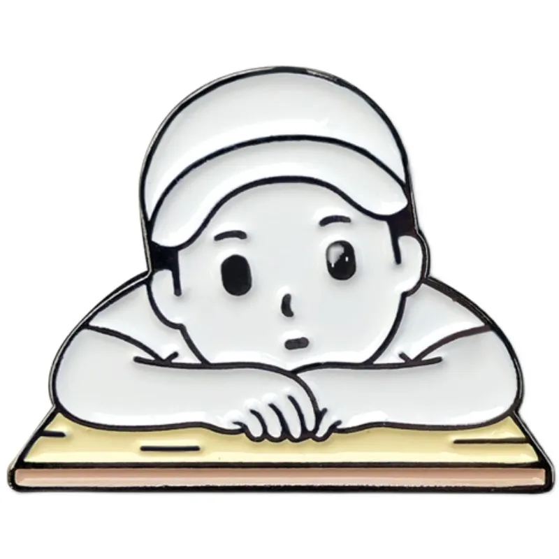 Take A Break Original Themed Metal Badge Brooch Accessories - Photo Colour