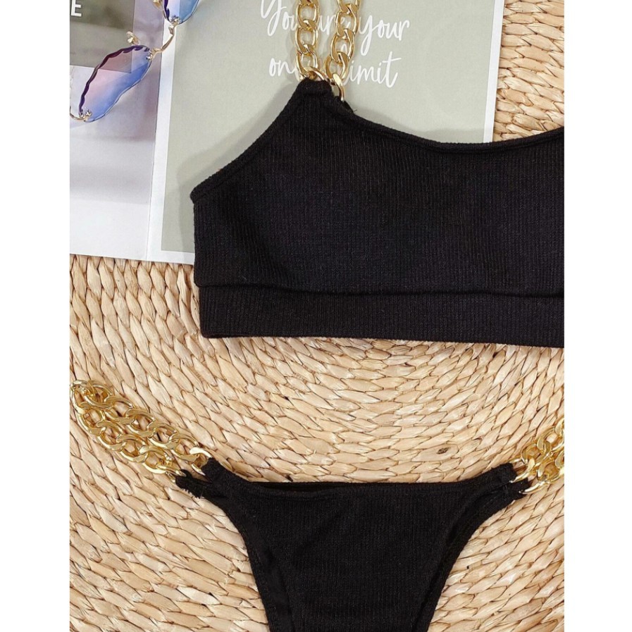 New Style Split Swimsuit Feminine Chain Bikini Swimsuit - Image 2