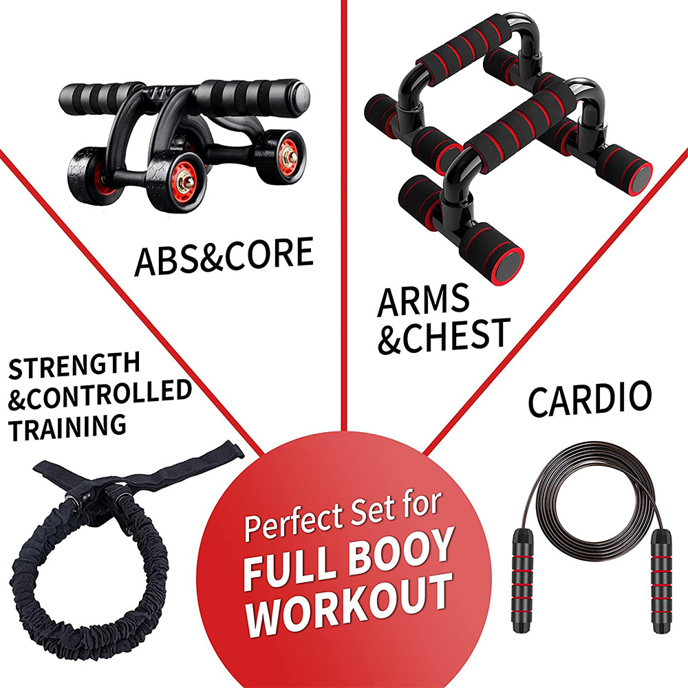 Title 2, Push-Up Bracket Rebound Pull Rope 4 Runde