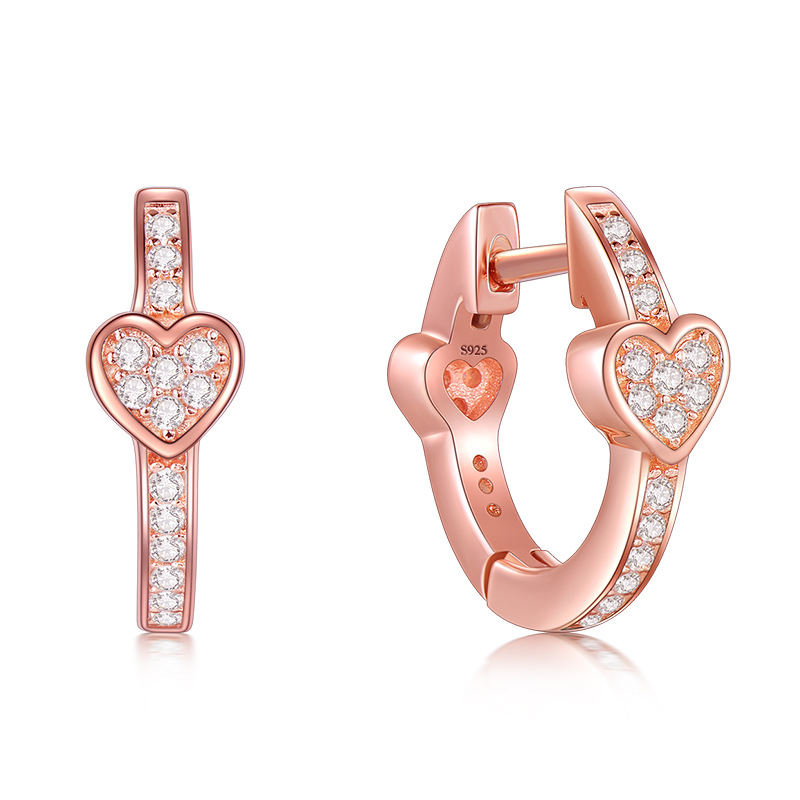 Full Diamond Temperament Earrings New Popular Ear Buckles