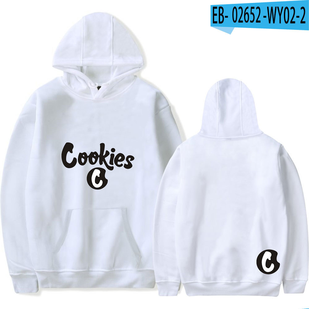  Amazon Cross-Border Cookies Customized Personality Trend Fashion Men's And Women's Hooded Sweater Wholesale
