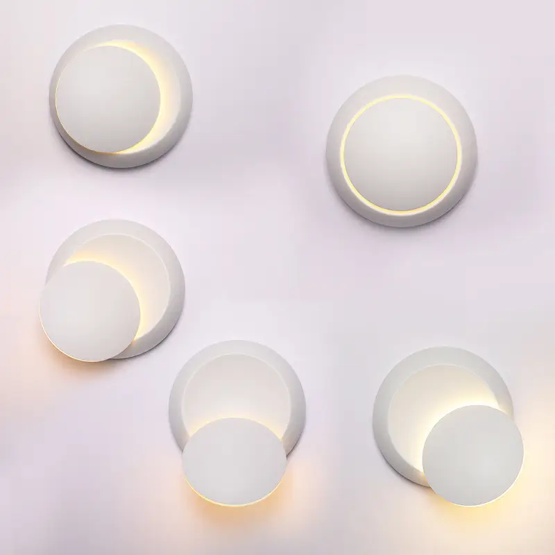 Rotating Lunar Eclipse Wall Lamp Modern Minimalist