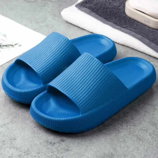 Home, Household Bathroom Bottom, Comfortable Slippers, Soft Bottom, Super Soft Bottom Mopping Blue - Shop at LoveMi