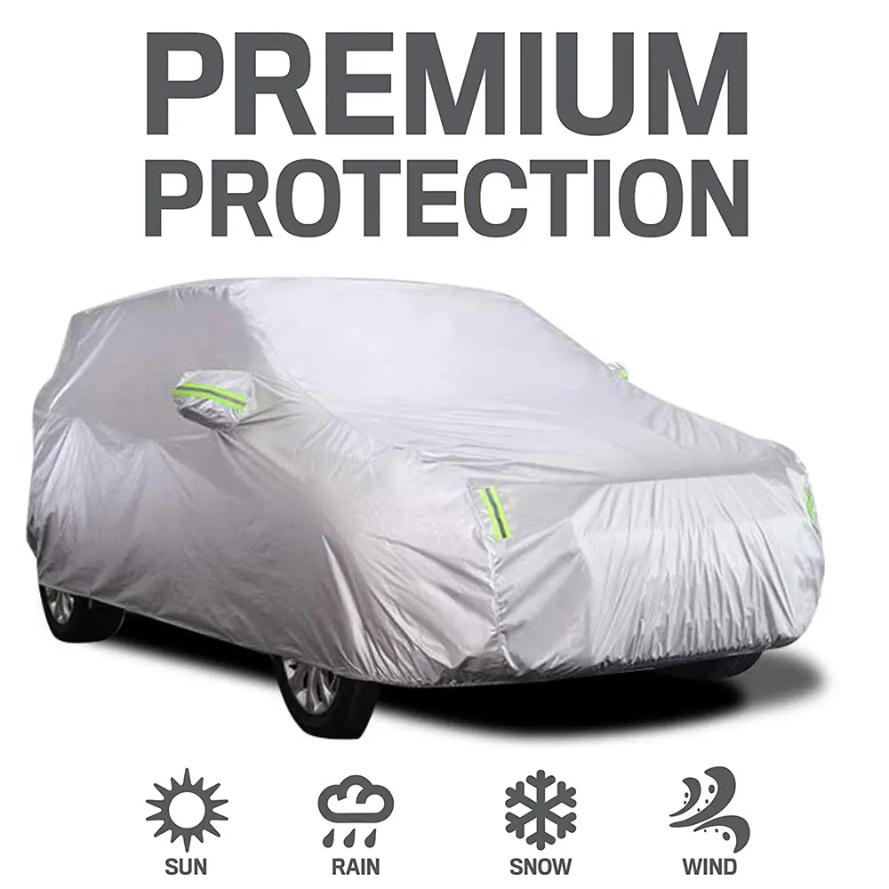 Universal Full Car Covers Sedan Sunscreen Protection Polyester Cover