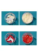 Mini Electric Garlic Chopper USB Charging Ginger Masher Machine Sturdy Durable Chili Vegetable Crusher Kitchen Tool view 13