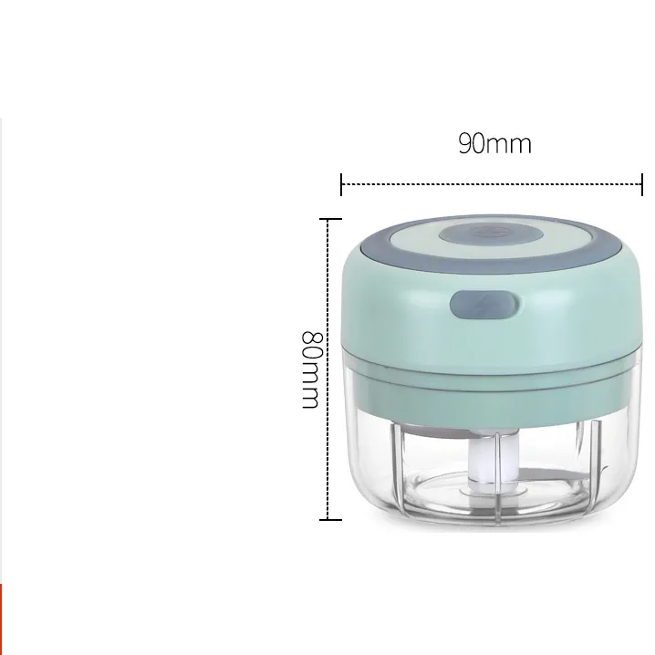Mini Electric Garlic Chopper USB Charging Ginger Masher Machine Sturdy Durable Chili Vegetable Crusher Kitchen Tool – image 9