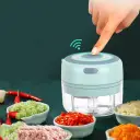 Mini Electric Garlic Chopper USB Charging Ginger Masher Machine Sturdy Durable Chili Vegetable Crusher Kitchen Tool view 20