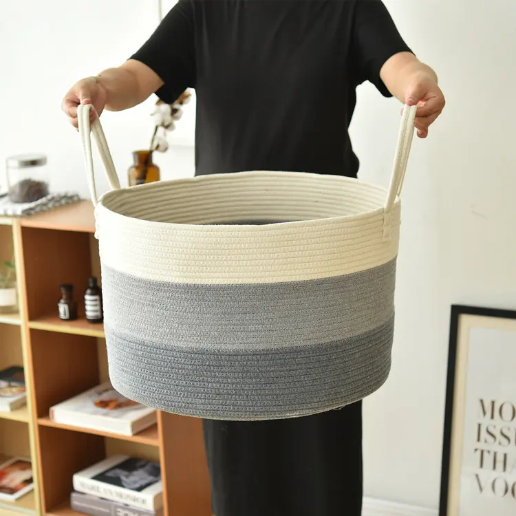 Cotton Rope Storage Basket
