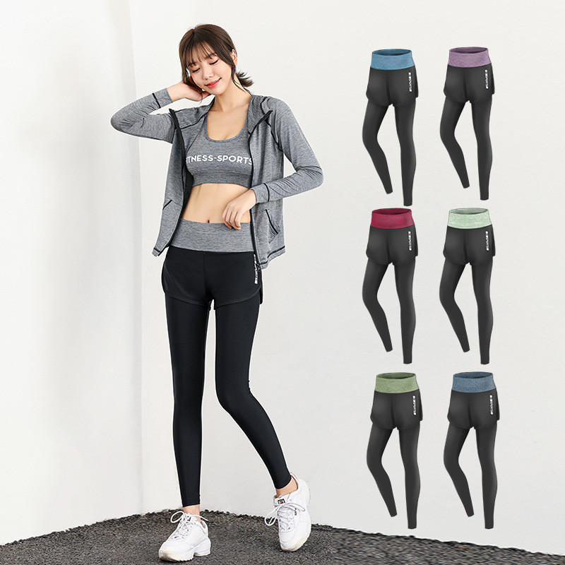 Fitness Yoga Wear Running High Waist Women's Movement Was Thin