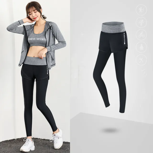 Fitness Yoga Wear Running High Waist Women's Movement Was Thin Black - Shop at LoveMi