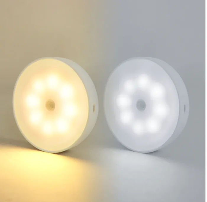 Rechargeable Motion Sensor Puck Lights, Wireless LED Night Light for Closet, Cabinet and Stairs - detail photo 4