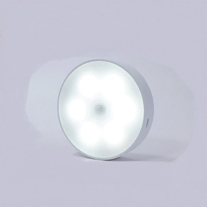Rechargeable Motion Sensor Puck Lights, Wireless LED Night Light for Closet, Cabinet and Stairs - detail photo 2