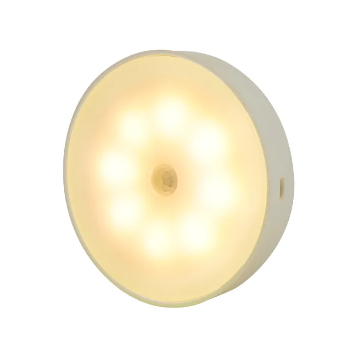 Rechargeable Motion Sensor Puck Lights, Wireless LED Night Light for Closet, Cabinet and Stairs - detail photo 1