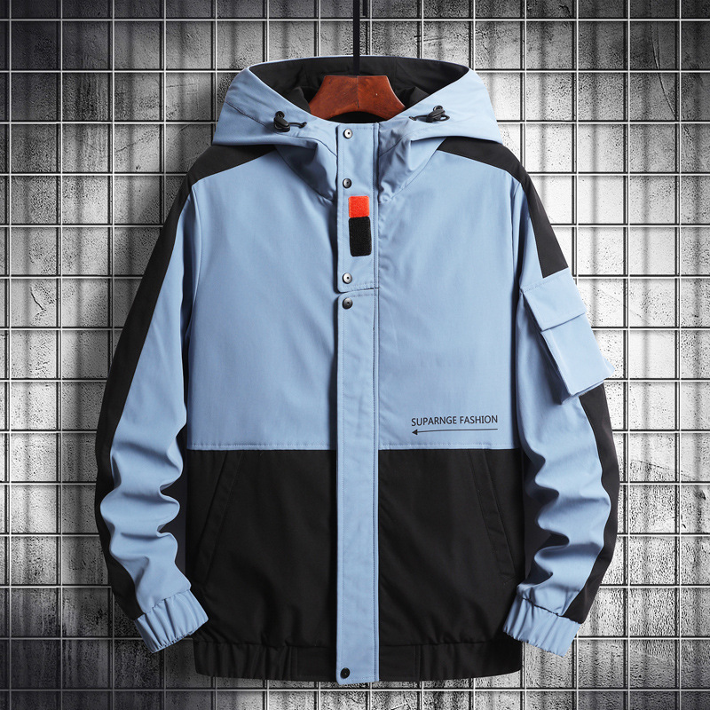 Men's Workwear Jacket New Casual Hooded Jacket