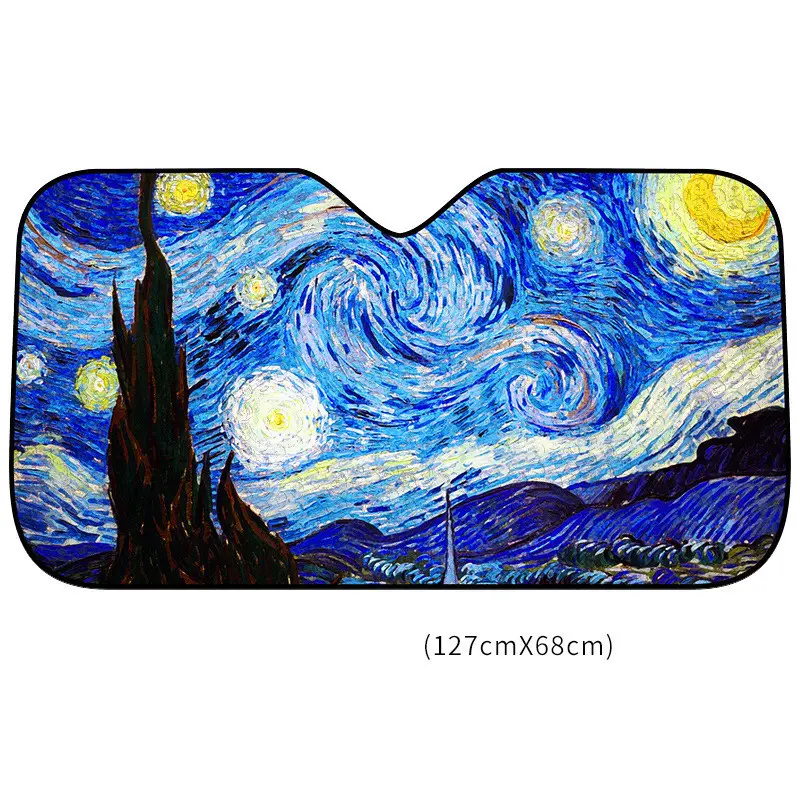 Car Sunshade With Cartoon Front Folding Heat