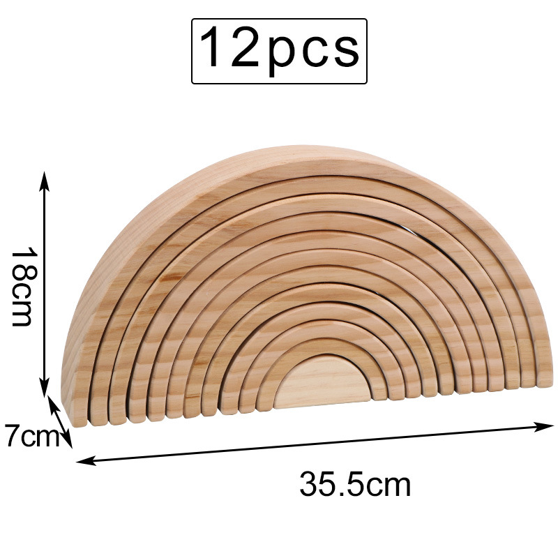 Log color big rainbow