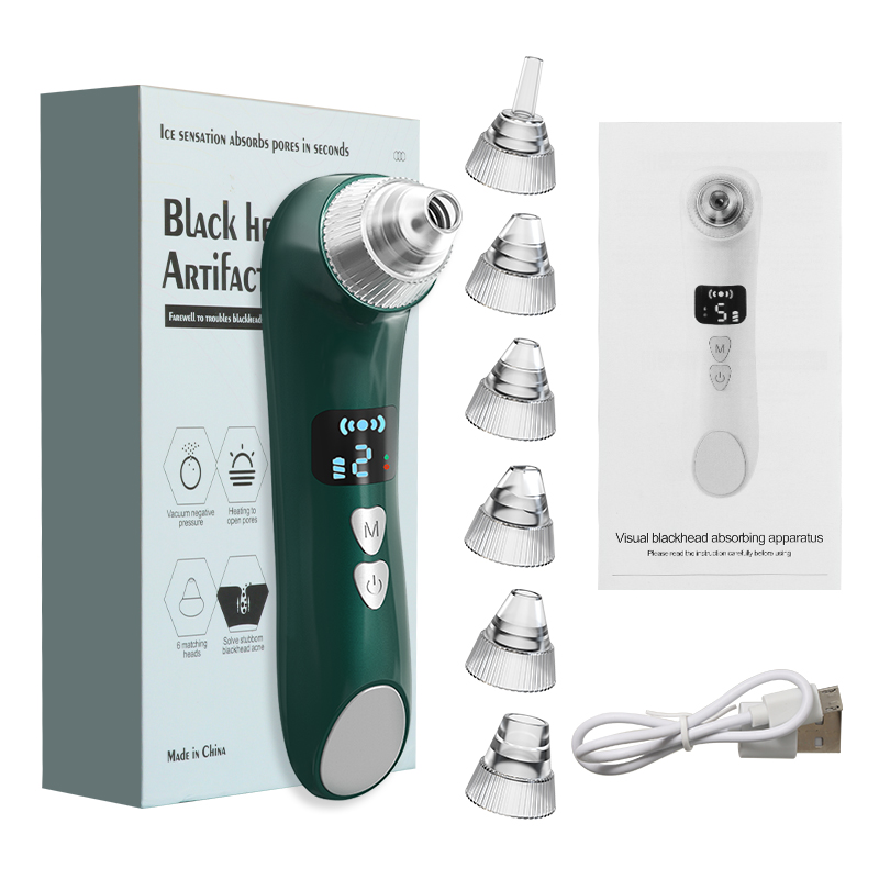Visual Heating Type Pore Cleaner Electric Blackhead Suction Device