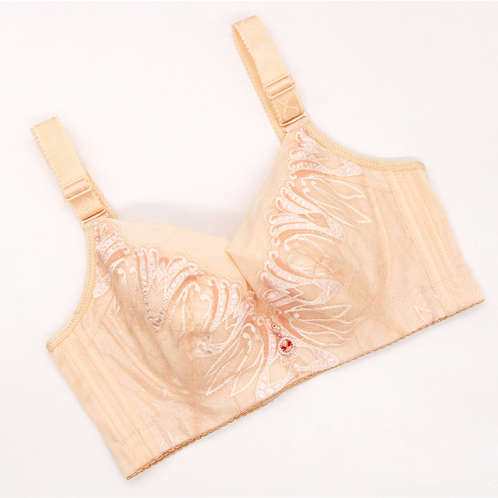 Title 4, Thin Big Cup Lace Non-Sponge Bra