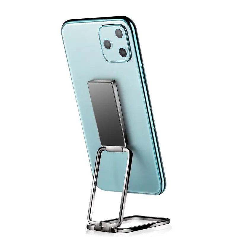Double Ring Folding Mobile Phone Holder Square Ring Buckle Holder