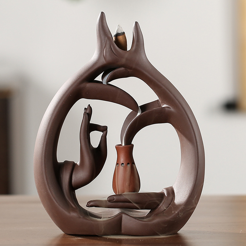 Creative Bergamot Sandalwood Incense Burner Indoor Home Furnishings