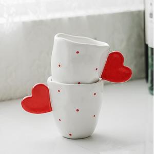Ceramic Creative Personality Cute Girl Heart Mug