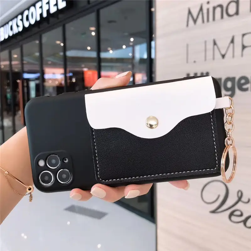 Cartoon Coin Purse Mobile Phone Case Messenger Lanyard