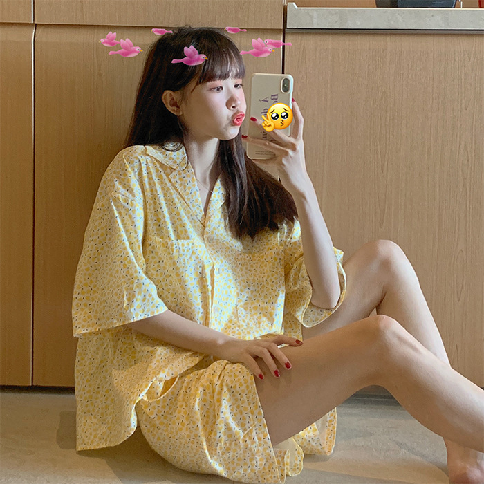 Title 2, Home Suit Pajamas for Women Girls Sweet Pyjama ...