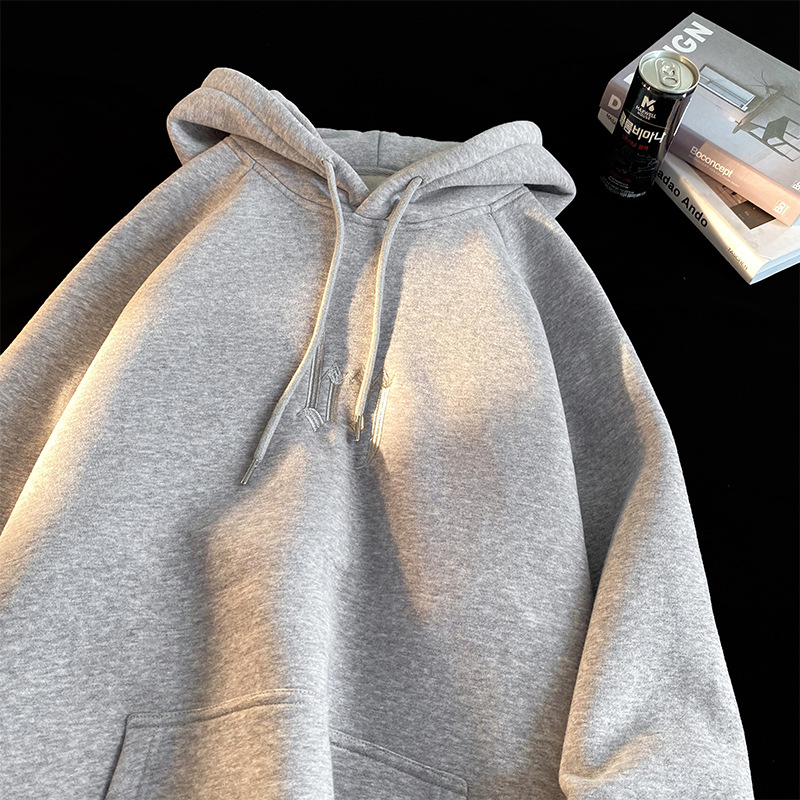 Men's Fashionable And Versatile Letter Embroidery Sweatshirt