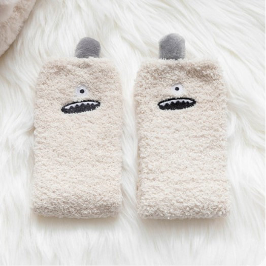 Title 3, Three-dimensional ear embroidery snow socks