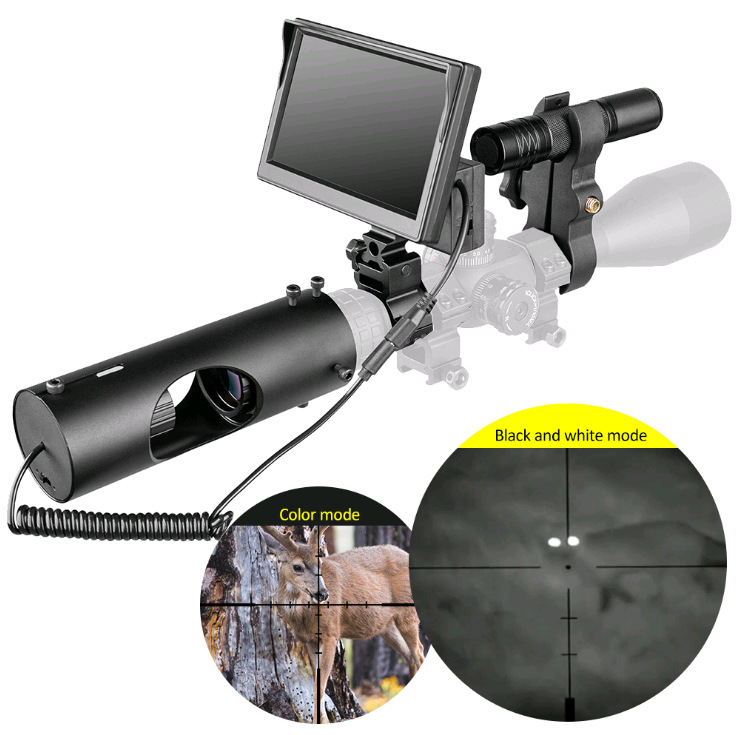 Цифровые очки ночного видения при слабом освещении, очки ночного видения с лазерным инфракрасным излучением, нетепловое изображение, очки ночного видения, Ccd Hd