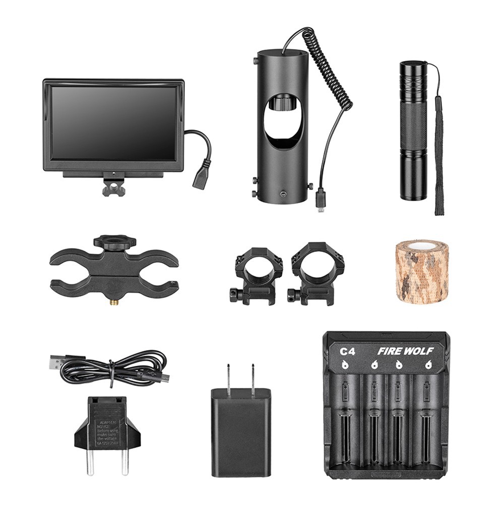 Цифровые очки ночного видения при слабом освещении, очки ночного видения с лазерным инфракрасным излучением, нетепловое изображение, очки ночного видения, Ccd Hd