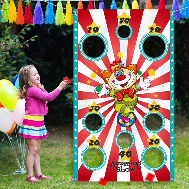 Title 6, Carnival Halloween Throwing Game Hanging Flag