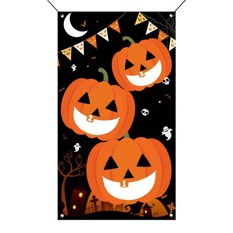 Title 3, Carnival Halloween Throwing Game Hanging Flag