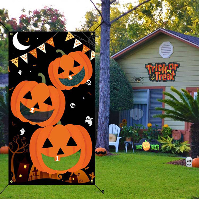 Title 5, Carnival Halloween Throwing Game Hanging Flag