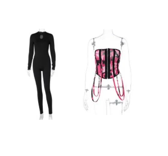 Camouflage all match Sculpting Girdle Wrap Breast Women Black And Pink - Shop at LoveMi