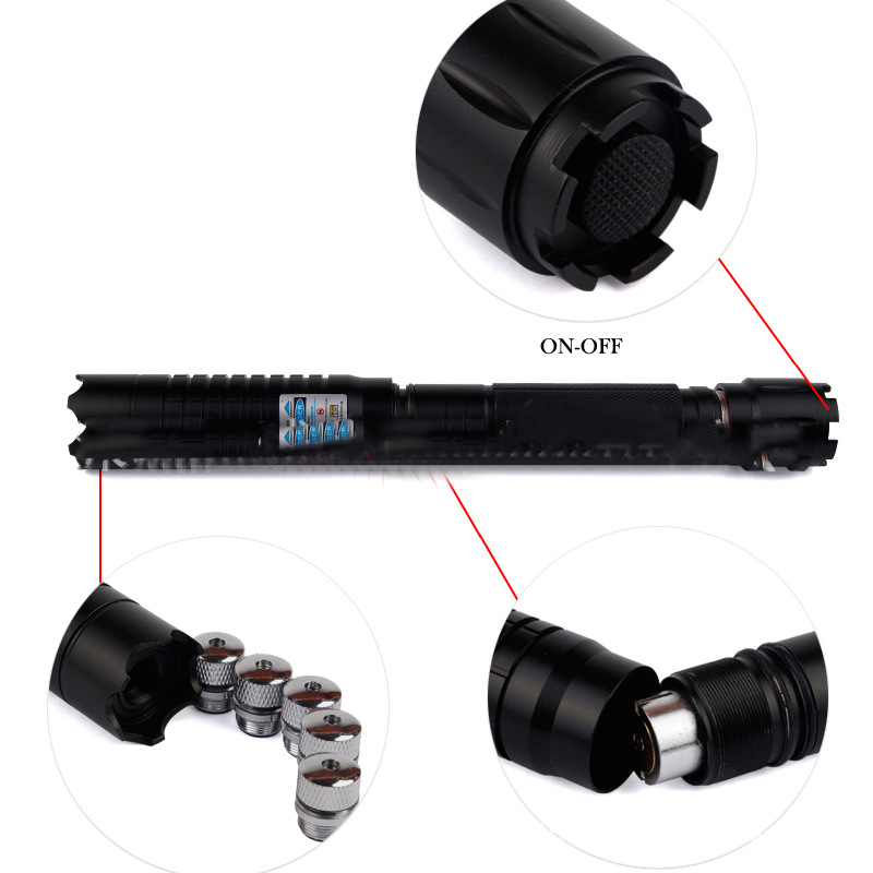 Outdoor Self-Defense Adventure Laser Pointer Star Pointer Laser Flashlight Rescue Signal Light Pointer Guide - Image 3