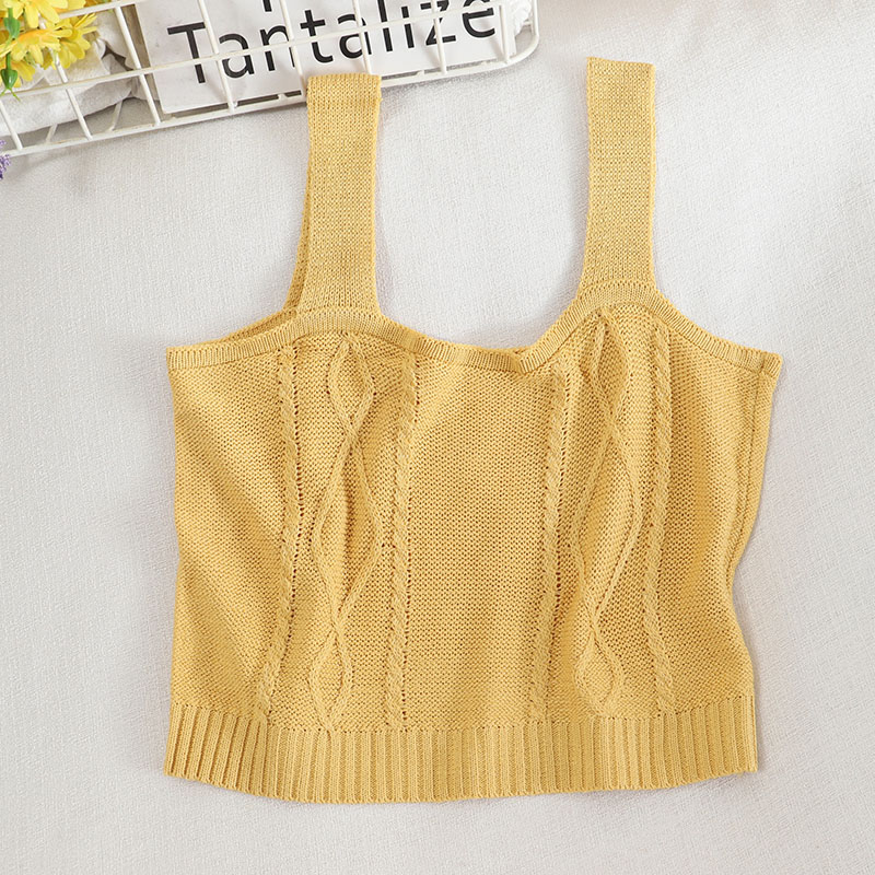 Women'S Knitted Suspender Vest With New Sweater In Autumn And Winter
