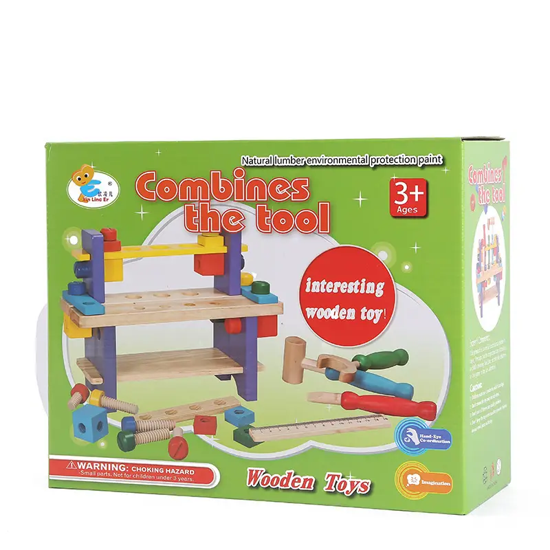 Wooden Workbench Wooden Educational Toys Early Education Teaching Aids