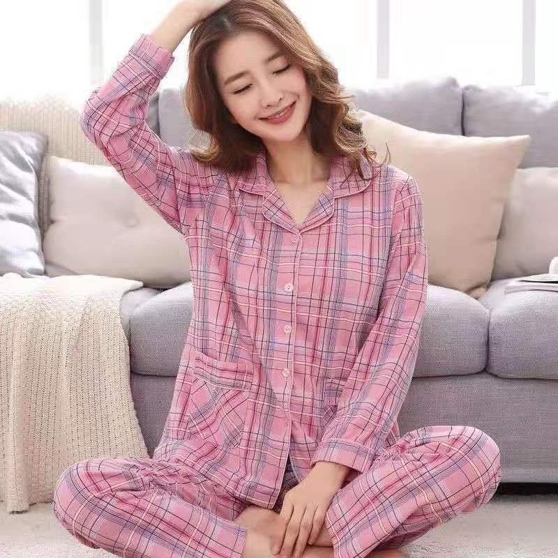 Title 12, Womens Pajamas Spring Autumn Pure Cotton Long ...