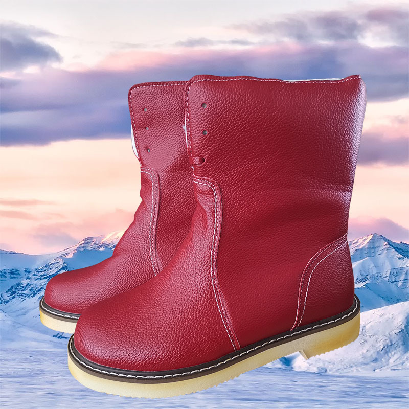 Title 4, Round toe snow boots