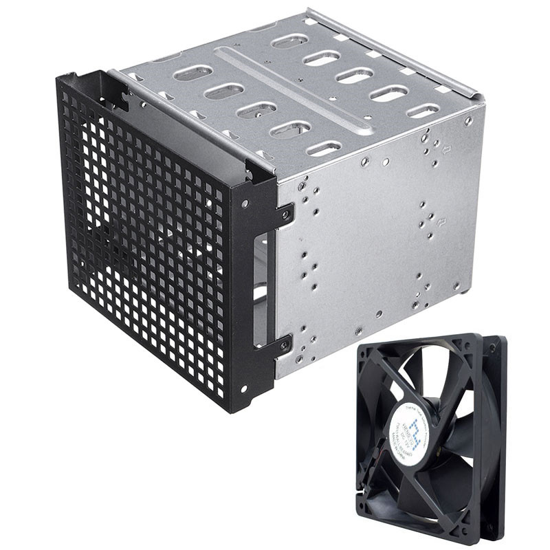 5 Inch Hard Drive Cage, Case 5.25 Inch Optical Drive Bit Conversion Hard Drive — foto 2