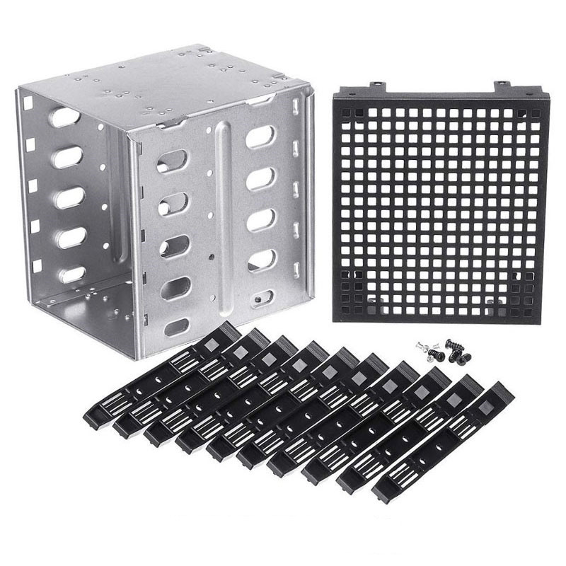5 Inch Hard Drive Cage, Case 5.25 Inch Optical Drive Bit Conversion Hard Drive — foto 8