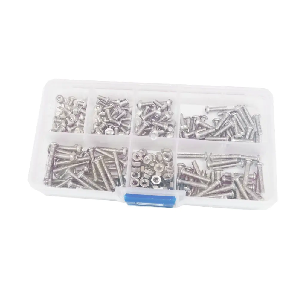 M3 Round Head Hexagon Socket Screw Set With Nut